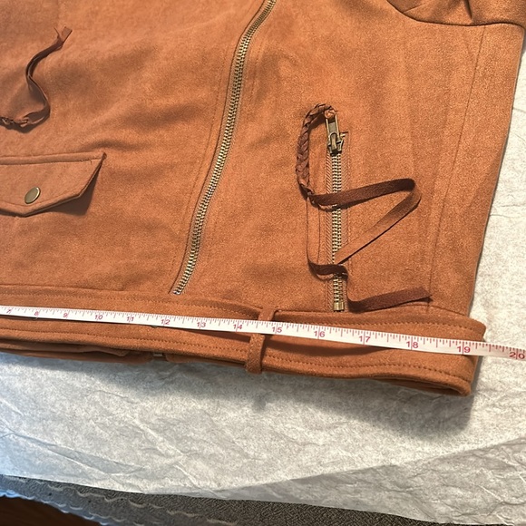 Ellison L Faux Suede Jacket - Picture 14 of 15